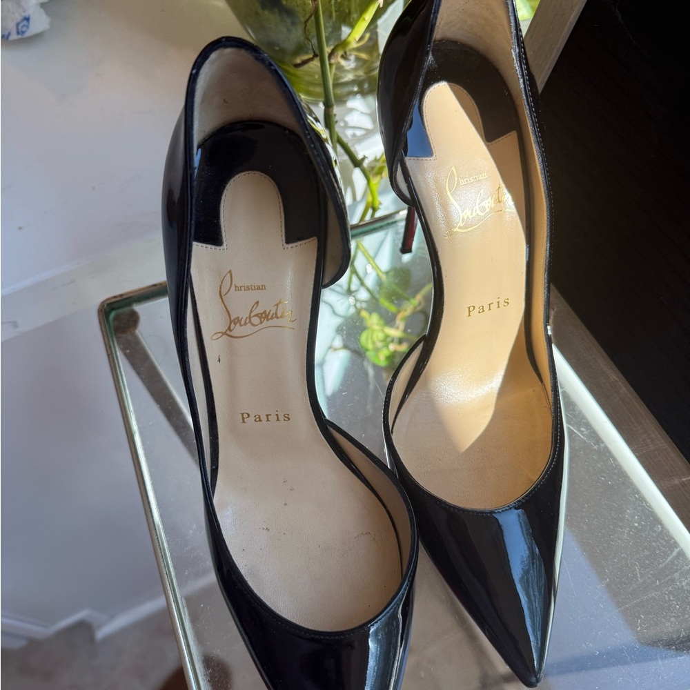 Christian Louboutin Black iriza 100mm - Picture 2 of 9